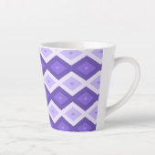 Violett-Diamantmuster Milchtasse (Rechts)