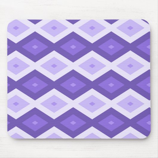 Violett-Diamantmuster Mousepad (Vorne)