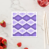 Violett-Diamantmuster Serviette (Beispiel)