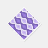 Violett-Diamantmuster Serviette (Ecke)