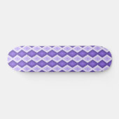Violett-Diamantmuster Skateboard (Horizontal)