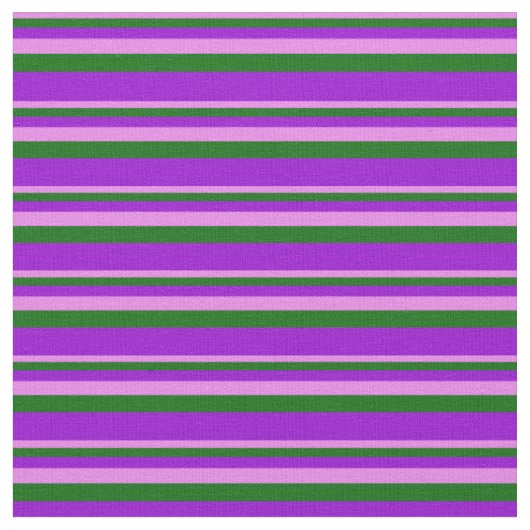 Violett, dunkelgrüne und dunkelviolette Linien Stoff (Nahaufnahme)