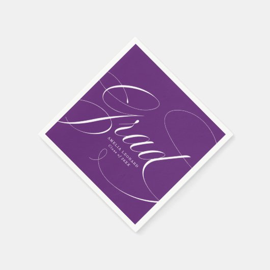 Violett | Eloquence Abschluss Serviette (Ecke)