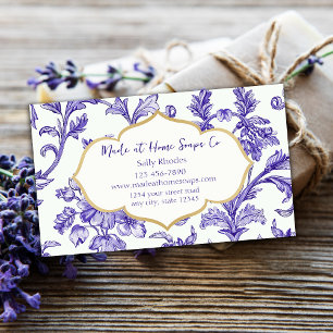 Violett Floral Handmade Soap Company Visitenkarte