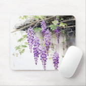 Violett florale Natur Mousepad (Mit Mouse)