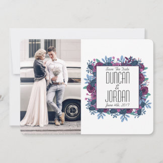 Violett Foto Ankündigung Datum freihalten