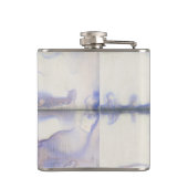 Violett-freie Ausdrucksfarbe Flachmann (Rückseite)