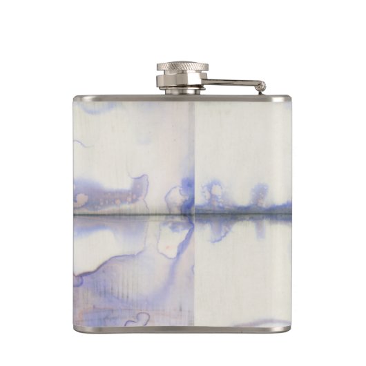 Violett-freie Ausdrucksfarbe Flachmann (Rückseite)