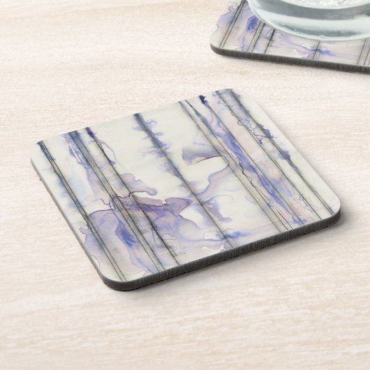 Violett-freie Ausdrucksfarbe Getränkeuntersetzer (Linke Seite)