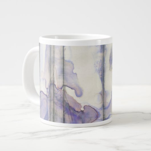 Violett-freie Ausdrucksfarbe Jumbo-Tasse (Vorderseite Links)