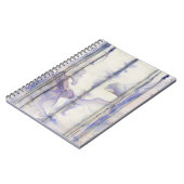 Violett-freie Ausdrucksfarbe Notizblock (Linke Seite)