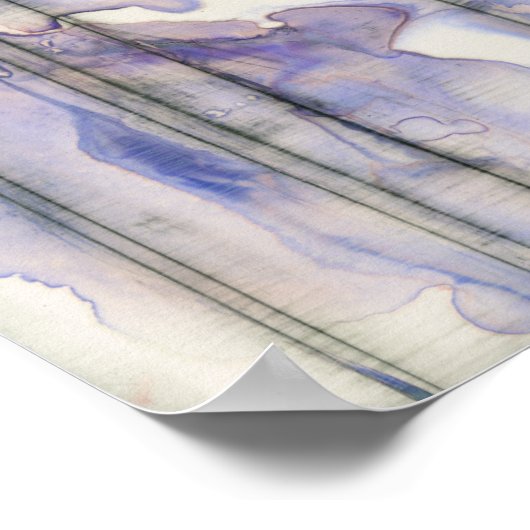 Violett-freie Ausdrucksfarbe Poster (Ecke)