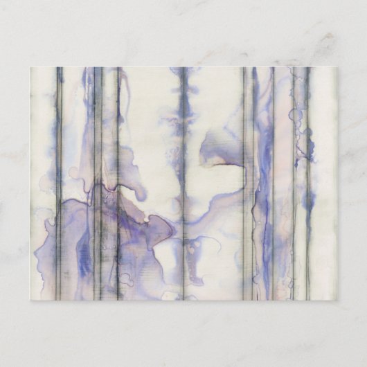 Violett-freie Ausdrucksfarbe Postkarte (Vorderseite)