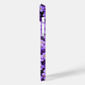 Violett Frühlingsviolette Blumen Case-Mate iPhone Hülle (Rückseite / Links)