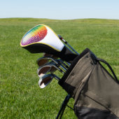 Violett Gelb Grün entworfen Golf Headcover (In SItu)