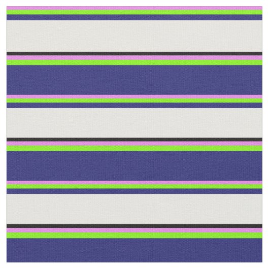 Violett, Grün, Mitternau, Weiß und Schwarz Stoff (Nahaufnahme)