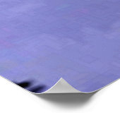 Violett-grüne, farbenfrohe abstrakte Kunstwerke Poster (Ecke)