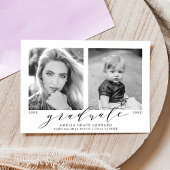 Violett | Jetzt und dann Foto Abschluss Ankündigung