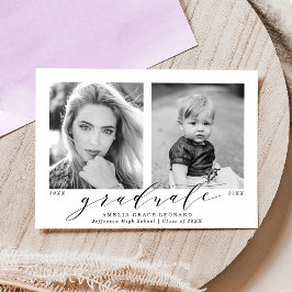 Violett | Jetzt und dann Foto Abschluss Ankündigung