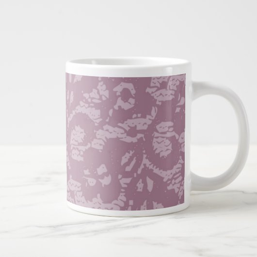 Violett Jumbo-Tasse (Rechts)