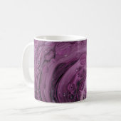 Violett Kaffeetasse (Vorderseite Links)