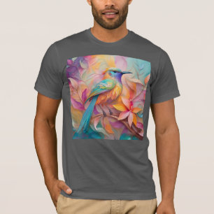 Violett-kehlige Singvogelfantasie Vogel T-Shirt