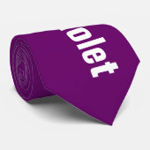 violett krawatte (Gerollt)