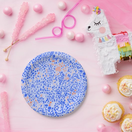 Violett Leopard Pappteller (Party)