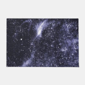 Violett lila abstrakte Galaxie Fußmatte (Vorderseite)