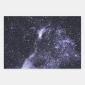 Violett lila abstrakte Galaxie Geschenkpapier Set (Vorderseite 3)