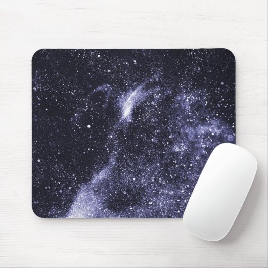 Violett lila abstrakte Galaxie Mousepad (Mit Mouse)