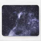 Violett lila abstrakte Galaxie Mousepad (Vorne)