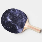 Violett lila abstrakte Galaxie Tischtennis Schläger (Seitenansicht)