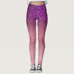 Violett Lila Pink Triple Glitzer Ombre Gradient Leggings<br><div class="desc">Der elegante, glamouröse und schicke Druck ist perfekt für das trendige und stilvolle Girly. Es verfügt über ein Imitat gedruckt funkelnd violett lila Glitzer in Rose rosa in rot rosa Farbverlauf ombre. Es ist modern, hübsch, mädchenhaft, einzigartig und cool. ***WICHTIGE ANMERKUNG: Für individuelle Designanfragen wie z.B. passende Produktanfragen, Farbänderungen, Platzierungsänderungen...</div>