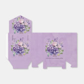 Violett Lila Pink Wasserfarbe Rose Hochzeit Geschenkschachtel (Ungefaltet)