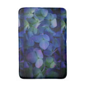 Violett lila-rosa-blaue Hydrangeas-Blume Badematte (Vorderseite Vertikal)