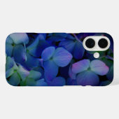 Violett lila-rosa-blaue Hydrangeas-Blume Case-Mate iPhone Hülle (Rückseite (Horizontal))