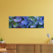 Violett lila rosa blaue Hydrangeas-Blume Leinwanddruck (Insitu (Wohnzimmer))