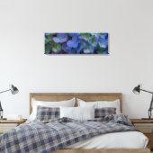 Violett lila rosa blaue Hydrangeas-Blume Leinwanddruck (Insitu (Schlafzimmer))