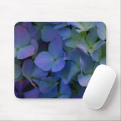 Violett lila-rosa-blaue Hydrangeas-Blume Mousepad (Mit Mouse)