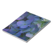 Violett lila-rosa-blaue Hydrangeas-Blume Notizblock (Rotiert)