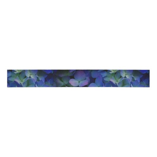 Violett lila-rosa-blaue Hydrangeas-Blume Ripsband (Vorderseite)