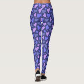 Violett/Lila/rosa Leggings (Rückseite)