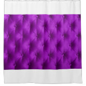 Violett lila Samtkapiton, textiler Hintergrund, Duschvorhang (Vorderseite)