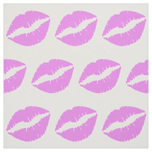 Violett Lippen Stoff (Muster)