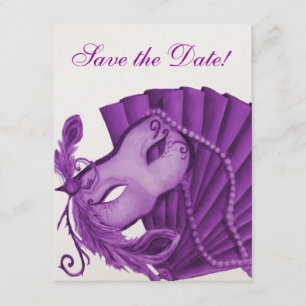 Violett-Masquerade Save The Date