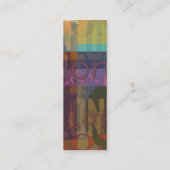 Violett Mini Visitenkarte (Rückseite)