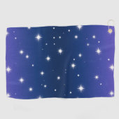 Violett-Nachtleuchte mit Zwirbelstangen-Muster Golfhandtuch (Horizontal)