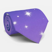 Violett-Nachtleuchte mit Zwirbelstangen-Muster Krawatte (Gerollt)