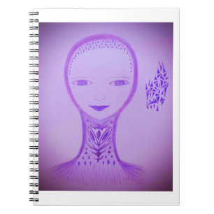 Violett Notizblock